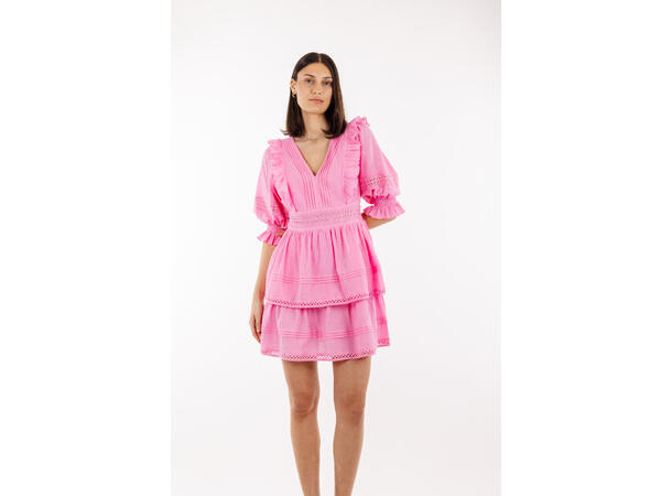 Felippa Dress Sachet Pink XL Short lace dress 