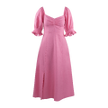 Flora Dress Pink M Linen AOP blouse