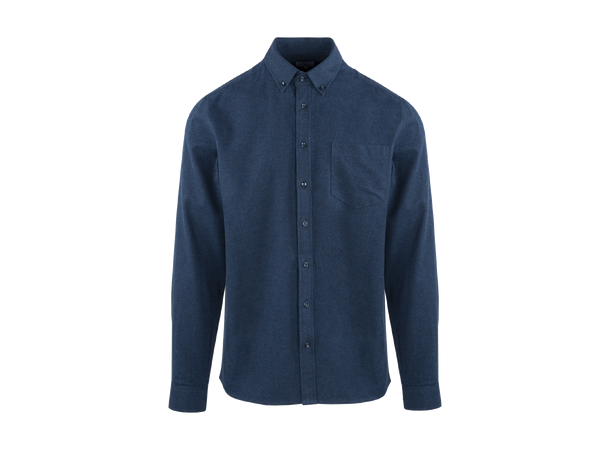 Franz Shirt Petrol S Brushed twill pocket shirt 