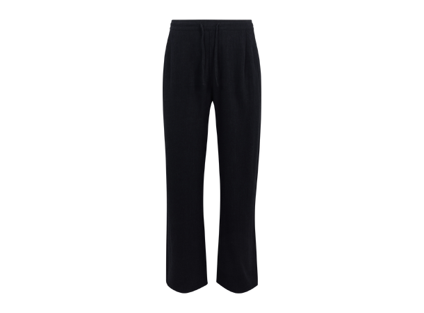 Greco Pant Black M Wide slub pant 