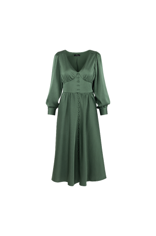 Isolde Dress Midi satin dress