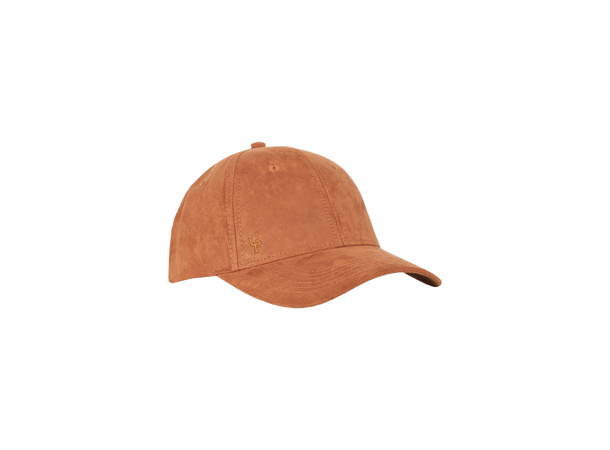 Kelly Cap Rust One Size Faux suede cap 