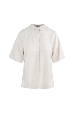 Liza SS Shirt Basic shortsleeve linen shirt