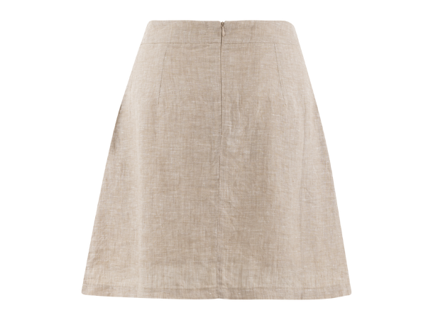 Lovisa Skirt Sand S Linen pleated mini skirt 
