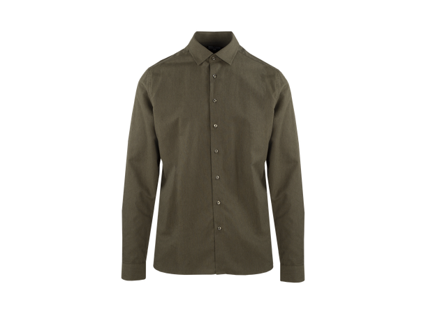 Ludvig Shirt Olive S Oxford lyocell shirt 