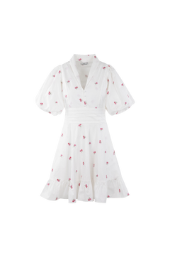 Makayla Dress Embroidery poplin dress