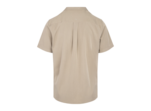 Mendes Shirt Dark Sand L Lyocell stretch SS shirt 
