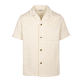Mezani Shirt Cream L Heavy structure SS shirt