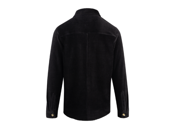 Milan Overshirt Black M Corduroy stretch overshirt