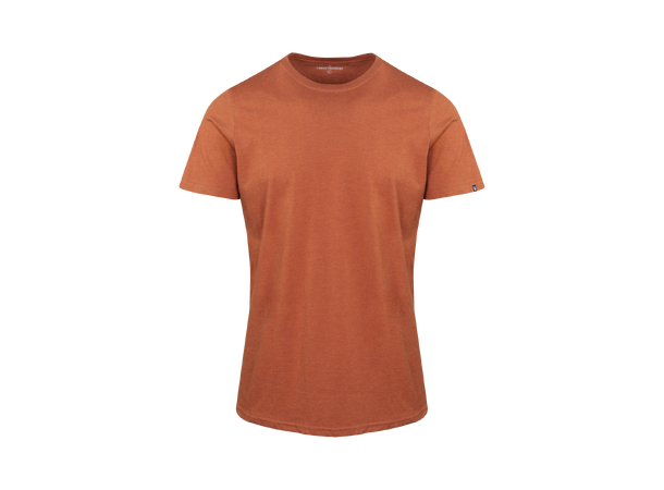 Niklas Basic Tee Ginger Bread S Basic cotton T-shirt 