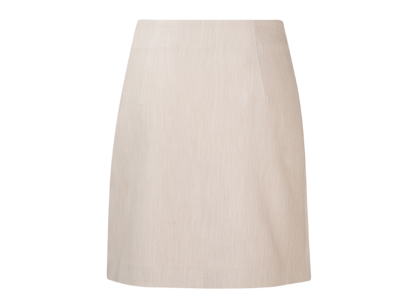 Polly Skirt Sand Melange M Mini skirt with stretch