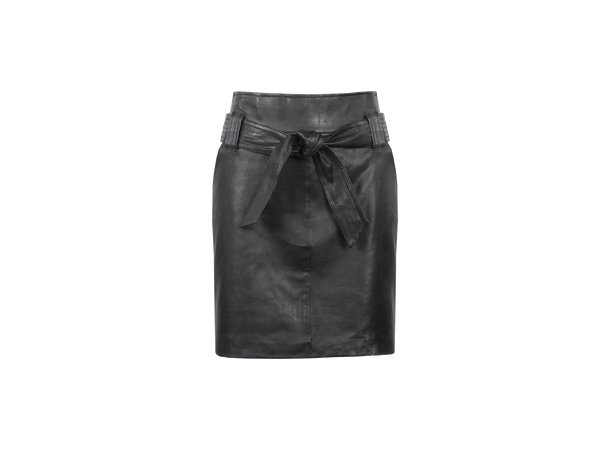 Ragna Skirt Black M Leather skirt