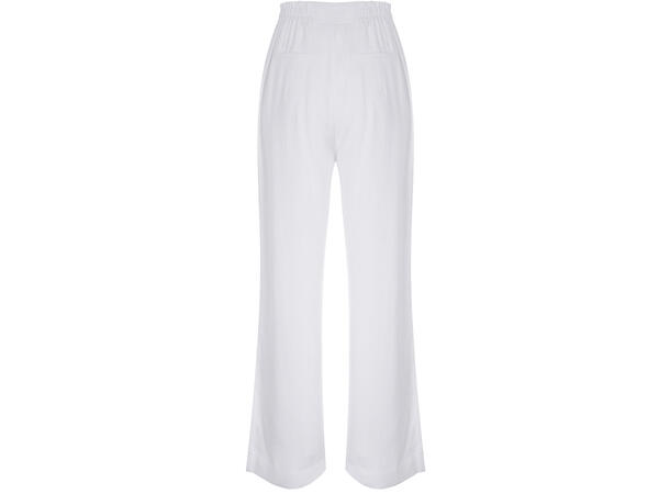 Rikke Pant White S Wide linen slub pant 