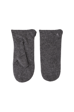 Salka Mitten Charcoal One Size Wool Mitten