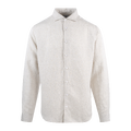 Yoselito shirt Sand mleange L Linen wide spread shirt