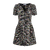 Nala Dress Black multi S Boucle zip dress 