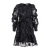Anita Dress Black XS Glitter organza dress 