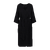 Hedvig Dress Black XS Tie belt midi dress 