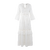 Catalina Dress White S V-neck maxi dress 