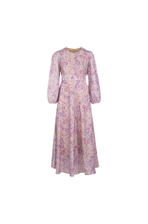 Adelle Dress Silk print maxi dress