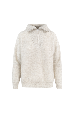 Alana Half-zip Half-zip mohair sweater