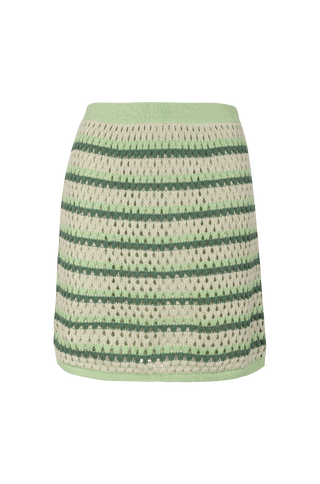 Anikka Skirt Green M Crochet mini skirt