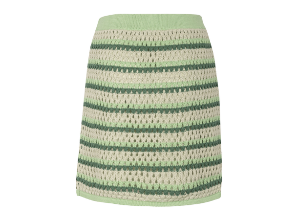 Anikka Skirt Green M Crochet mini skirt 