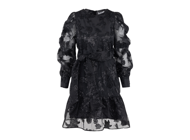 Anita Dress Black XS Glitter organza dress