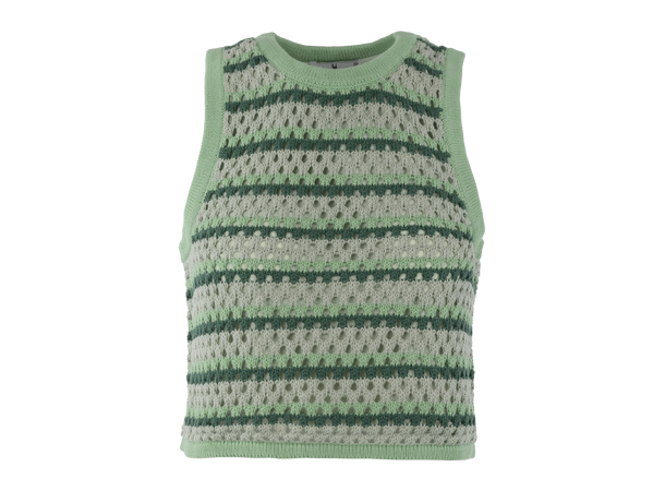Astrid Top Green M Crochet tank top 