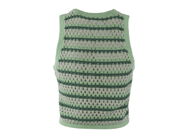 Astrid Top Green M Crochet tank top 