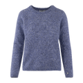 Betzy Sweater Faded Denim XL Mohair r-neck