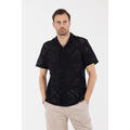 Cain Shirt Black XL Crochet SS shirt