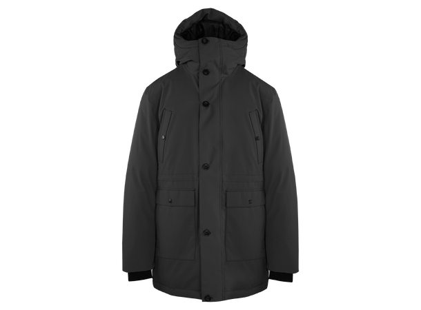 Clint Parka Black M Technical padded parka 