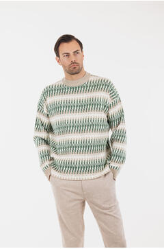 Dino Sweater Pattern viscose knit