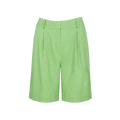 Freia Shorts Green L Linen city shorts