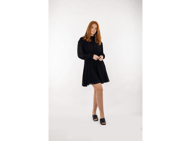 Holly Dress Black S Chiffon dress 