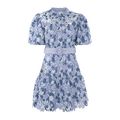 Isla Dress Blue S Lace mini dress