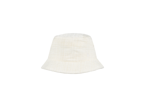 Katie Hat White One Size Boucle bucket hat 