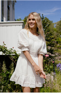 Kinsley Dress Crinkle cotton lace dress