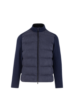 Konrad Jacket Padded jacket with knit sleeves