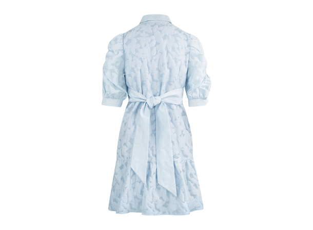 Kornelia Dress Baby Blue M Burn out flower dress 