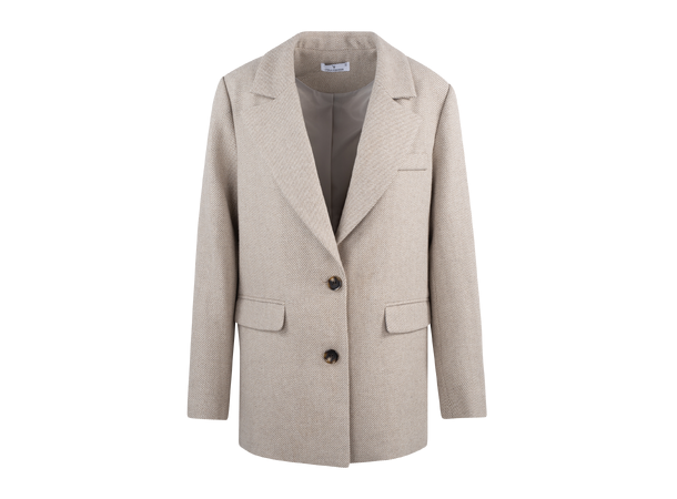 Laurie Blazer Sand M Heavy wool blazer 