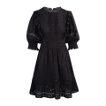 Leandra Dress Black XS Organic cotton dress
