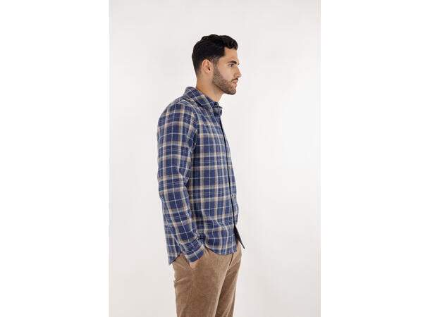 Luis Shirt Denim S Check Shirt 