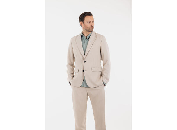 Melvin Blazer Light Sand L Basic stretch blazer 