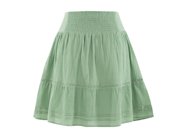 Mikela Skirt Jadesheen XS Crinkle cotton mini skirt 
