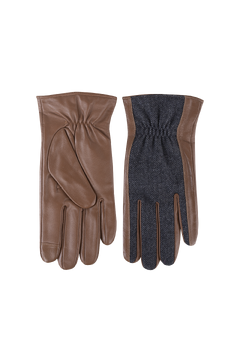 Niil Glove Leather glove with contrast
