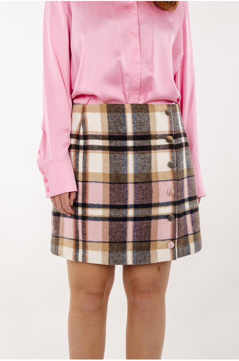 Petra Skirt Multi check skirt