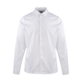 Tommaso Shirt White S Stretch twill bamboo shirt
