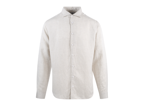Yoselito shirt Sand mleange XL Linen wide spread shirt 
